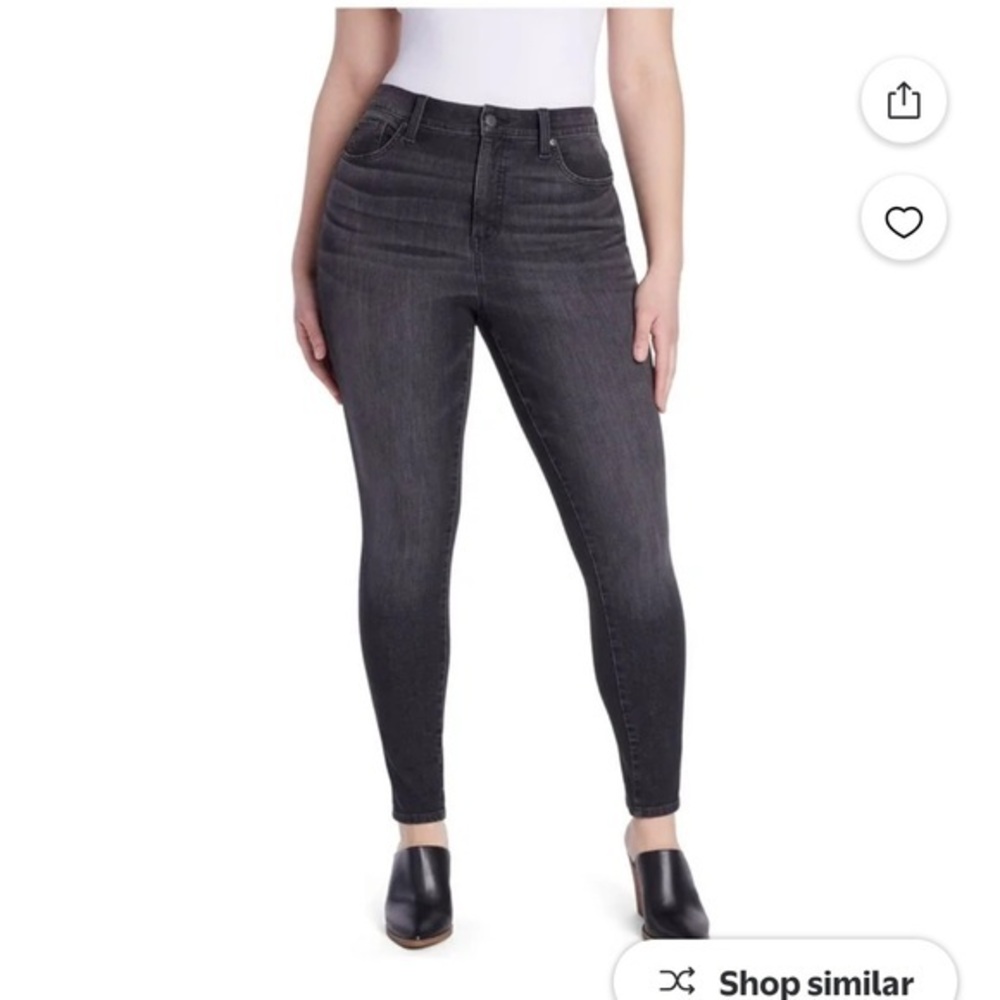 NWT Time and Tru Dark Gray Skinny Jeans